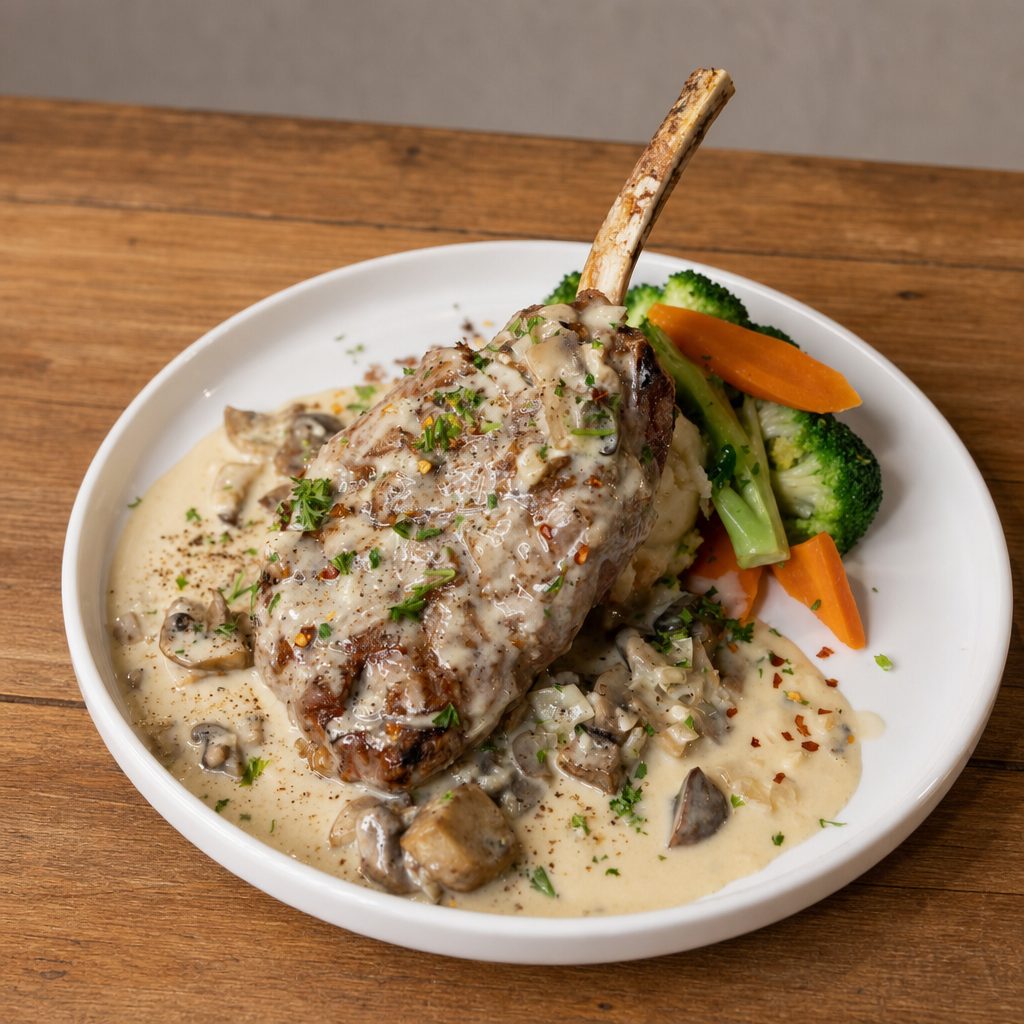 C Veal Chop.
